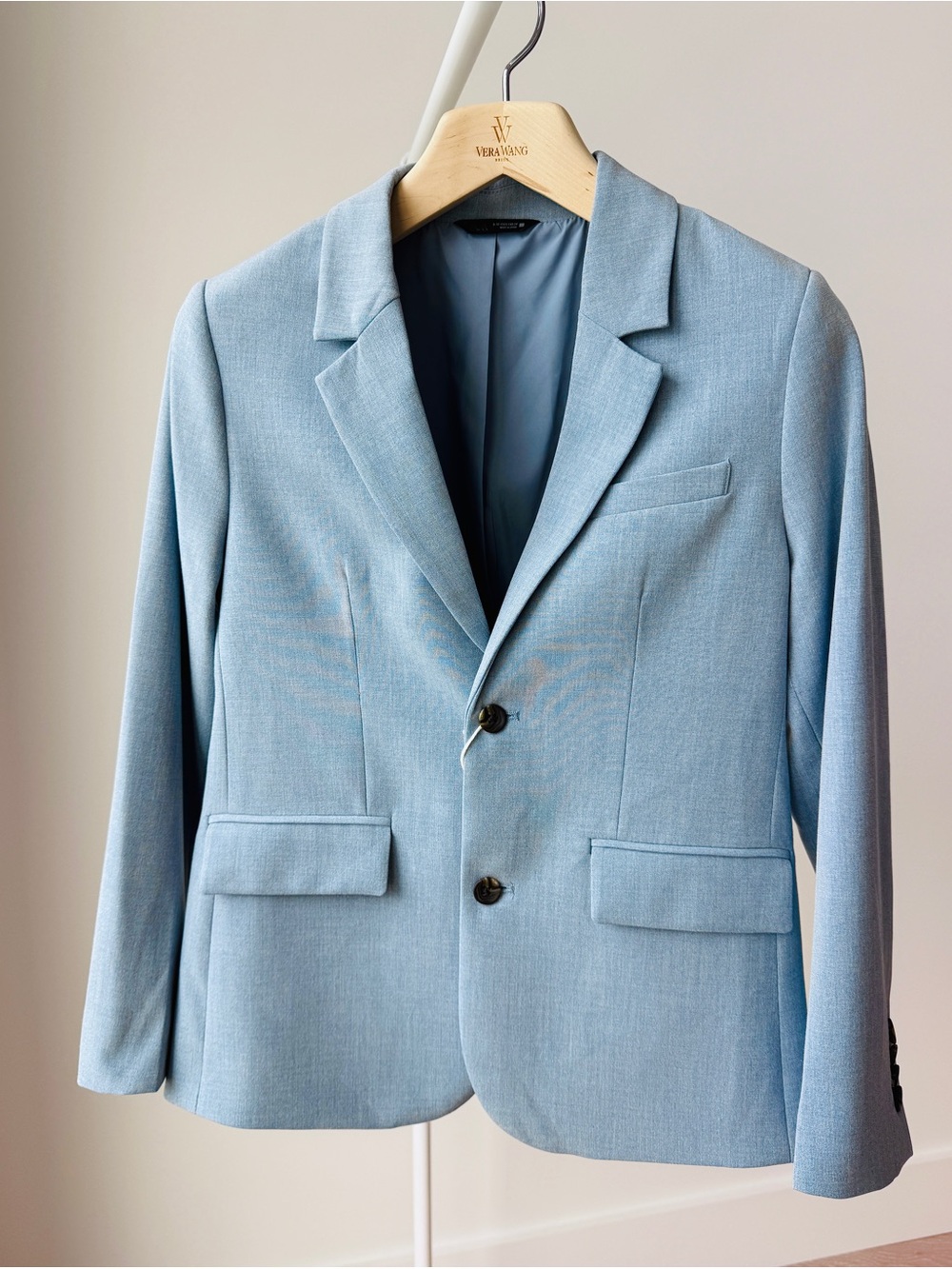 Zara Kid’s Suit Jacket in Pastel Blue